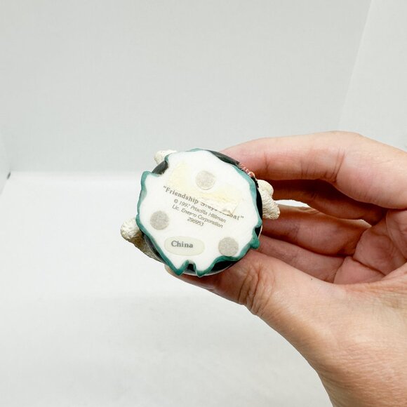 Vtg Calico Kittens Enesco Cat Cats April Showers Rain Umbrella Duck Dog Water - Picture 11 of 16